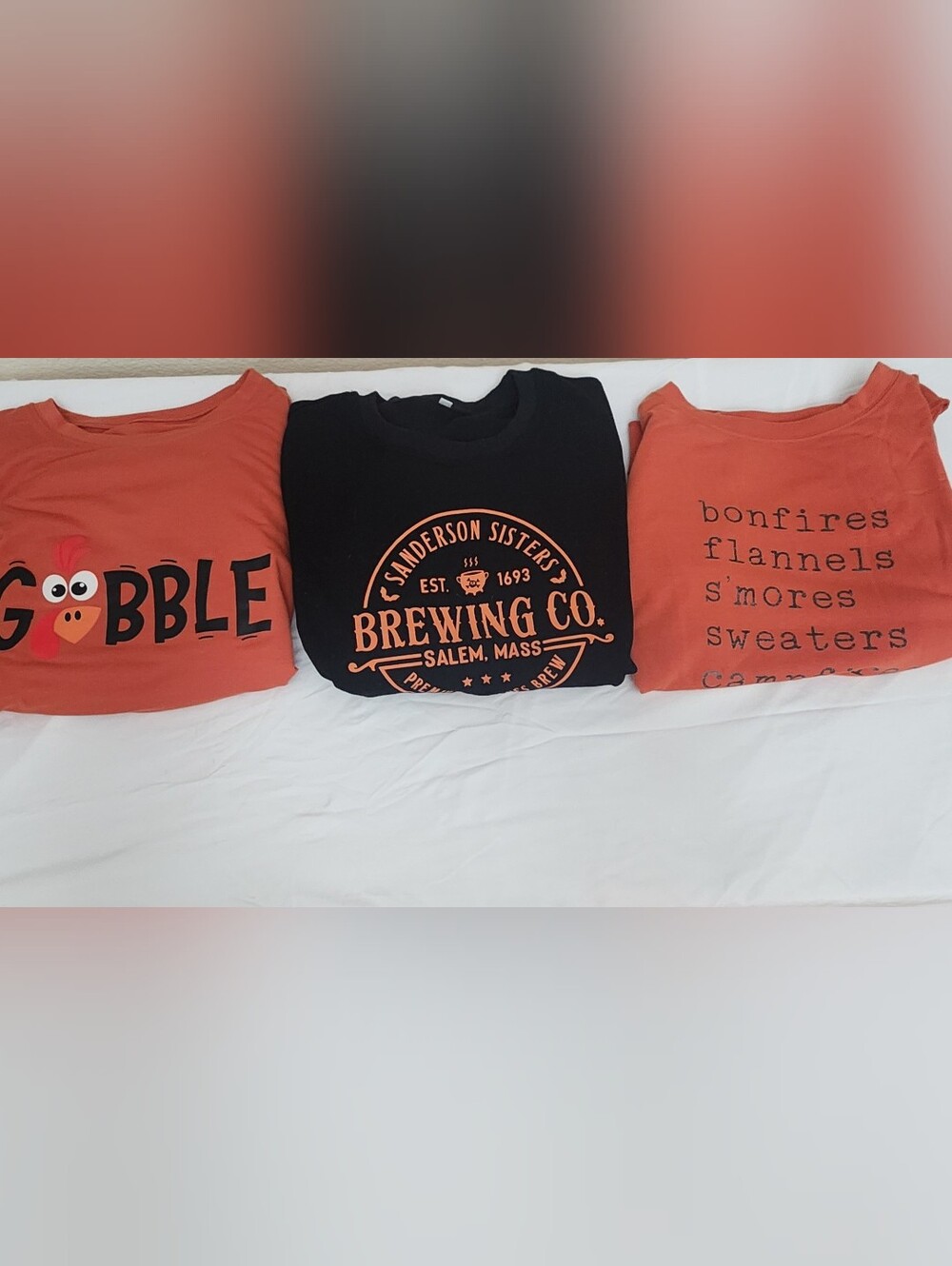 Fall Halloween 3-Shirt Bundle (XL/2XL)
